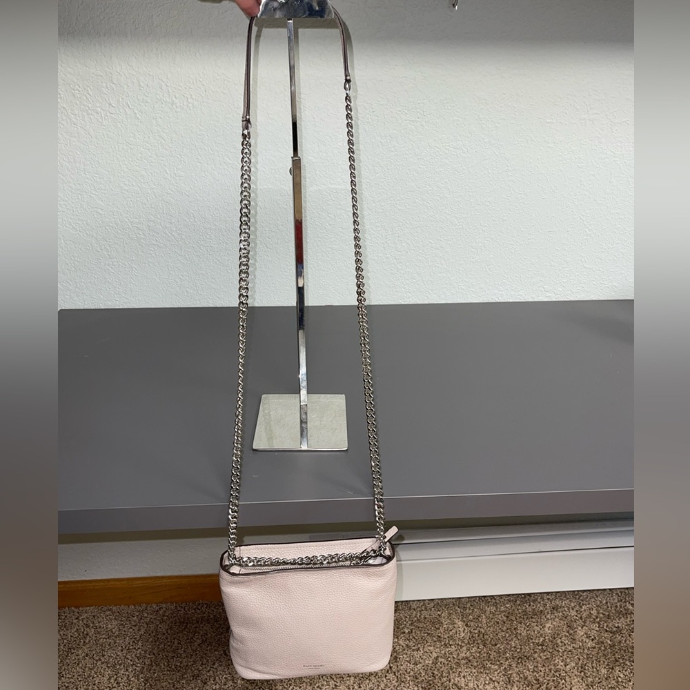 NWOT - Kate Spade Polly Small Convertible Crossbody in Taupe - Picture 5 of 9